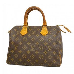 LOUIS VUITTON Brown Monogram Speedy 25 Bag